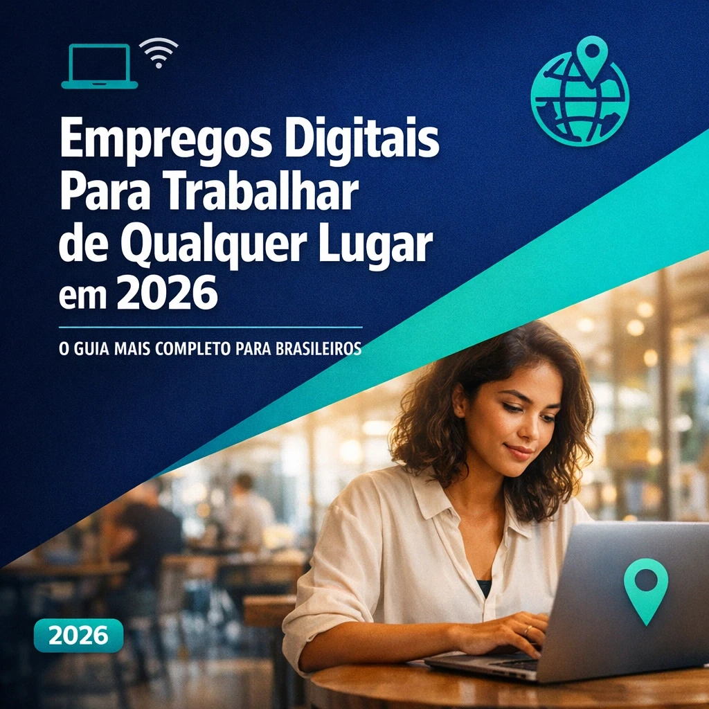 Empregos Digitais Para Trabalhar de Qualquer Lugar em 2026: O Guia Mais Completo Para Brasileiros