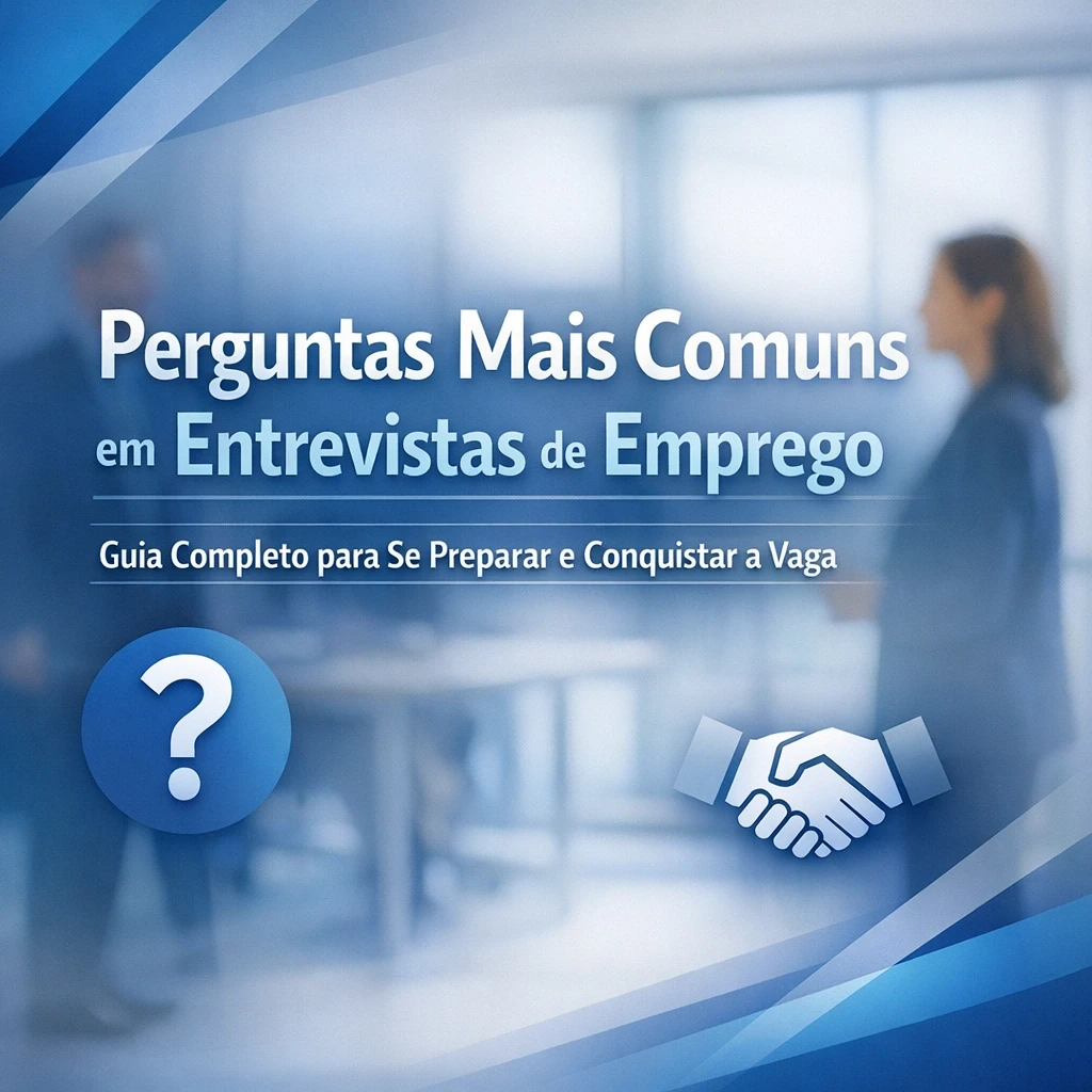Perguntas Mais Comuns em Entrevistas de Emprego: Guia Completo para Se Preparar e Conquistar a Vaga